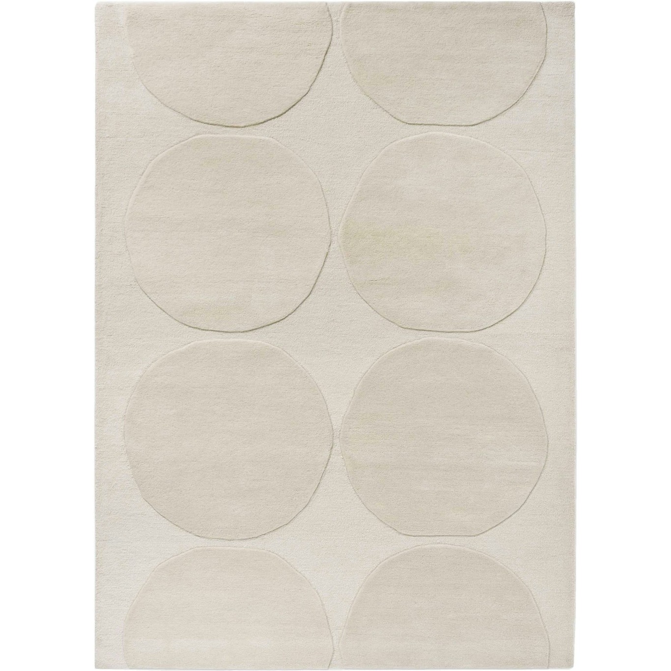 Marimekko Isot Kivet Teppe 200x300 cm, Natural White