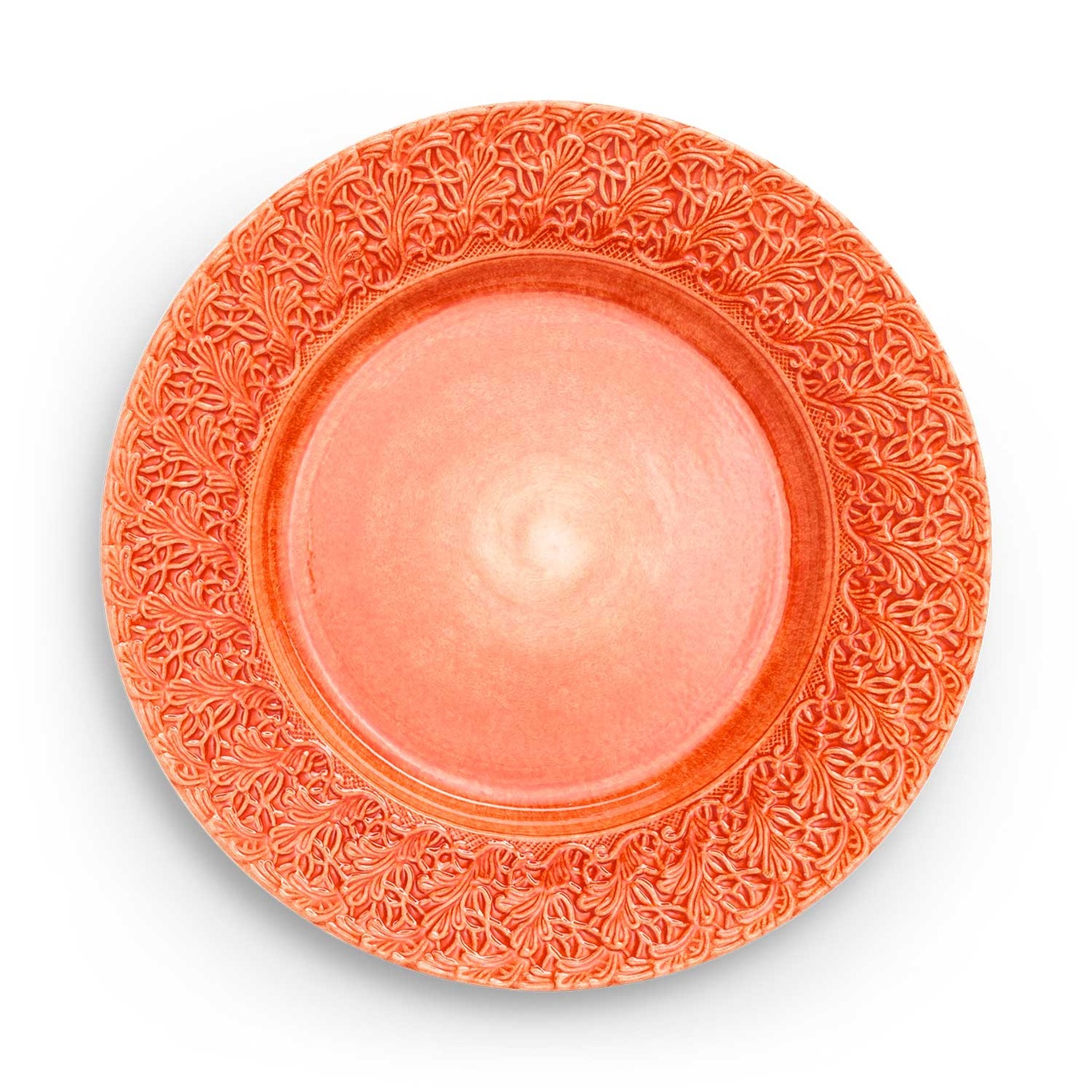 Lace Tallerken 32 cm, Oransje