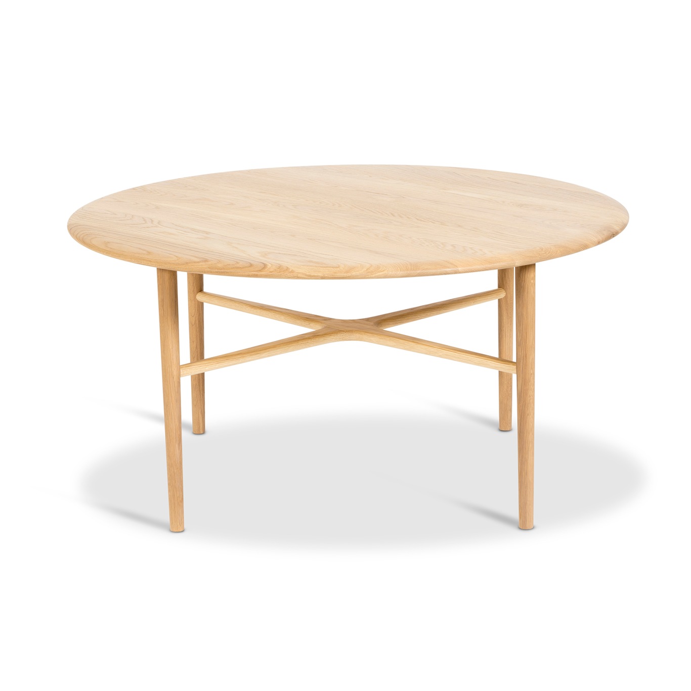 Crest Coffee Table 100 cm, Clear Oak
