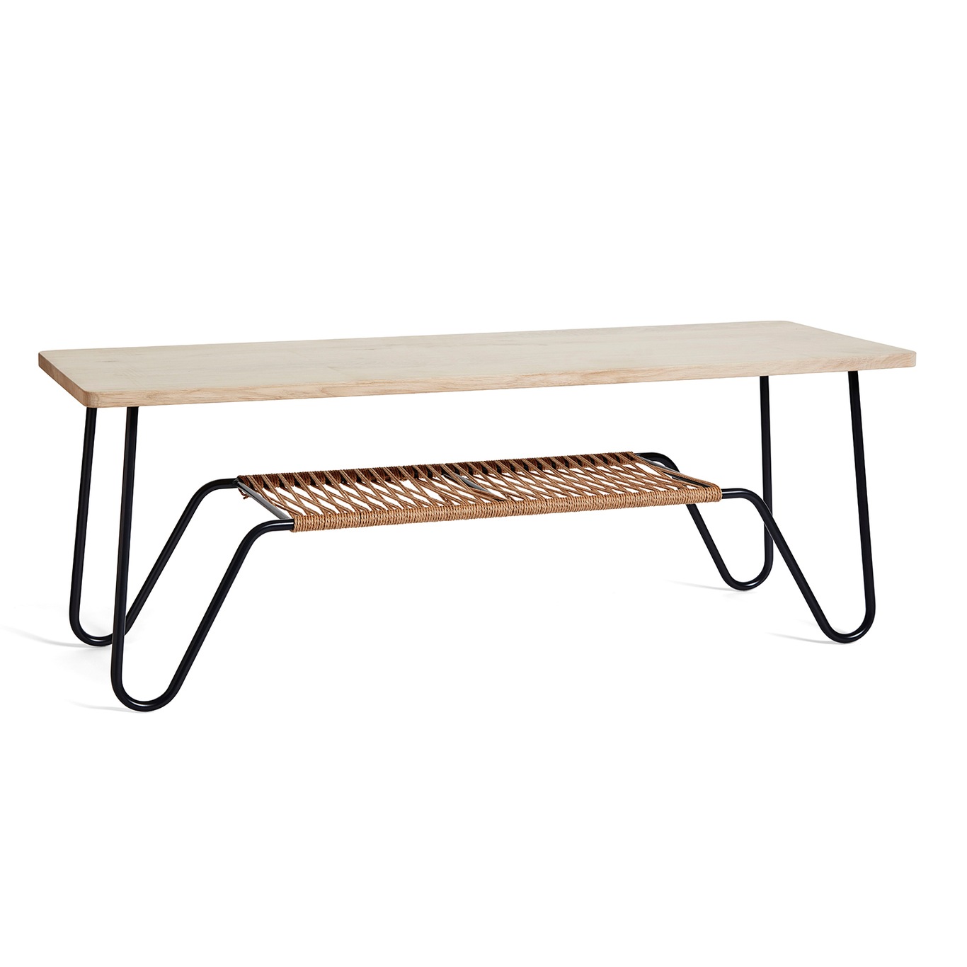Marcel Coffee Table/Sideboard 140x50 cm, Soaped Rustic Oak