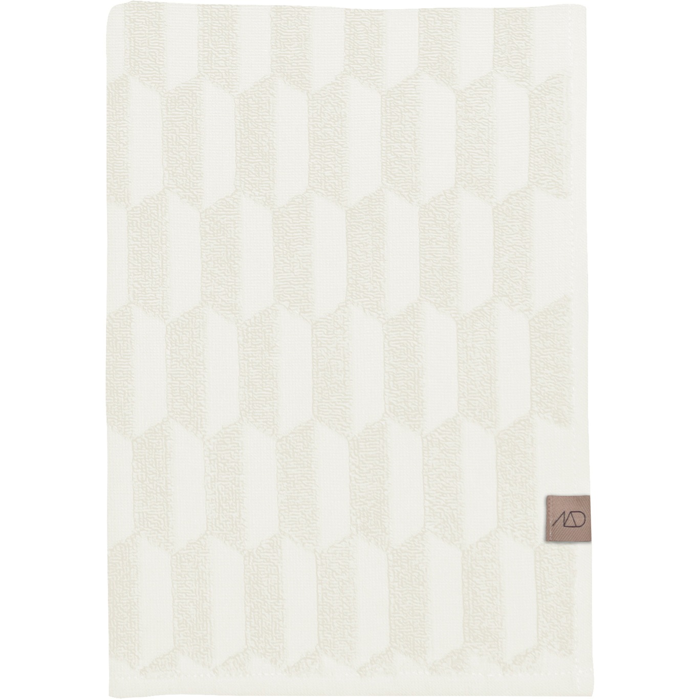Geo Håndkle Off-white 2-pk, 35x55 cm
