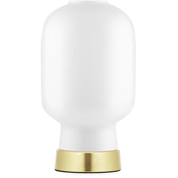 Amp Bordlampe, Hvit / Messing
