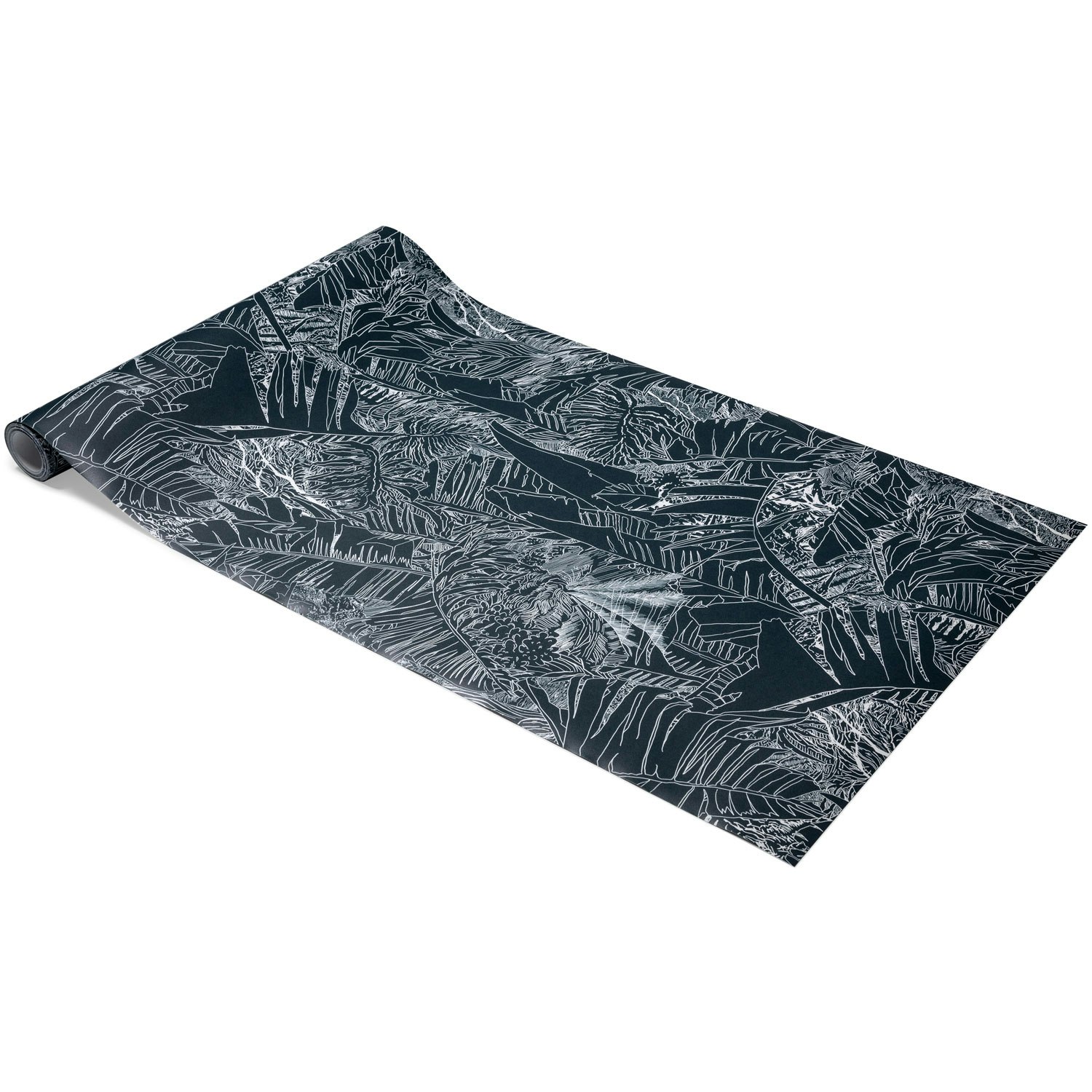 Petite Friture Jungle Tapet 70 cm, Svart / Hvit Sort Papir