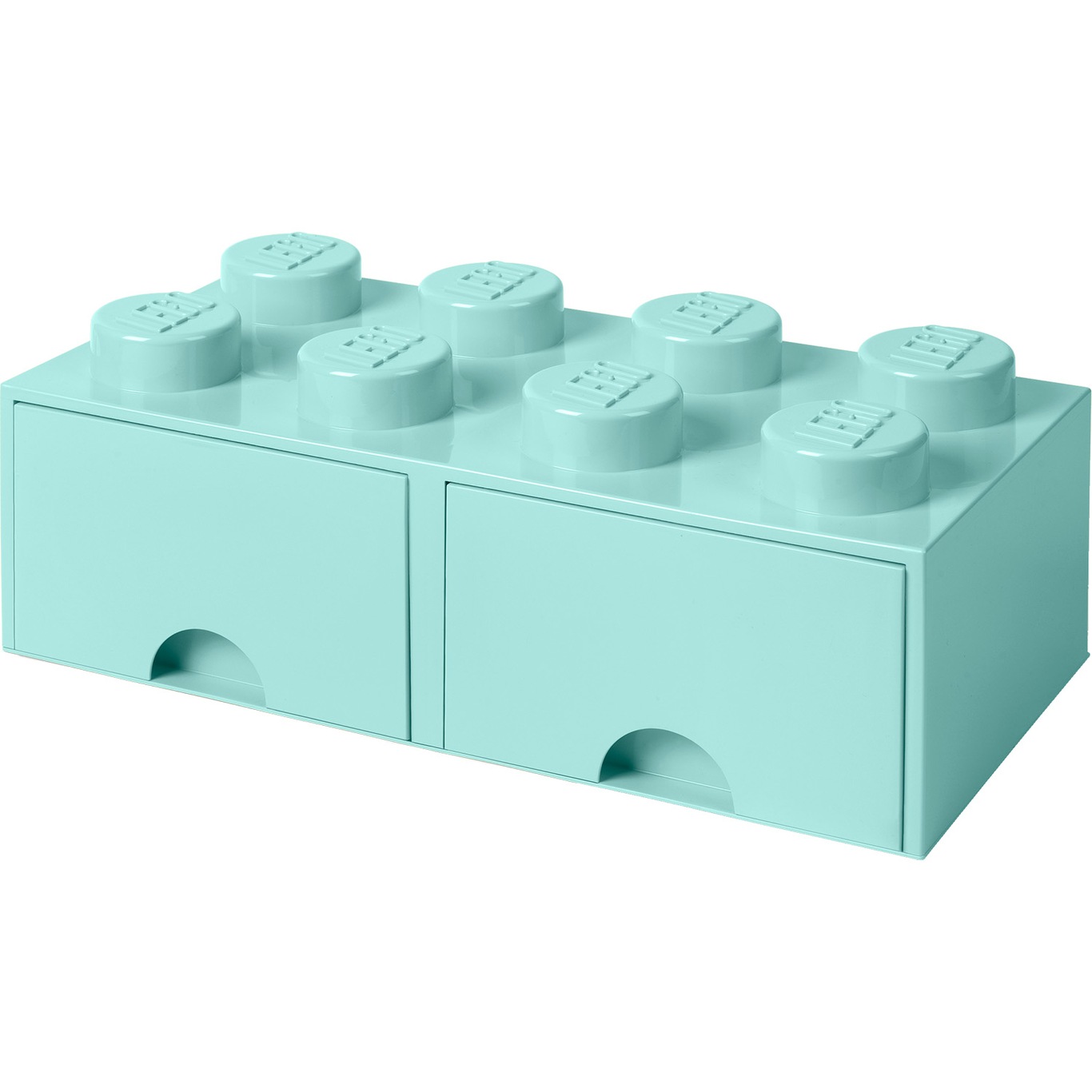 LEGO® Oppbevaring med 2 Skuffer 8 Knotter, Light Royal Blue