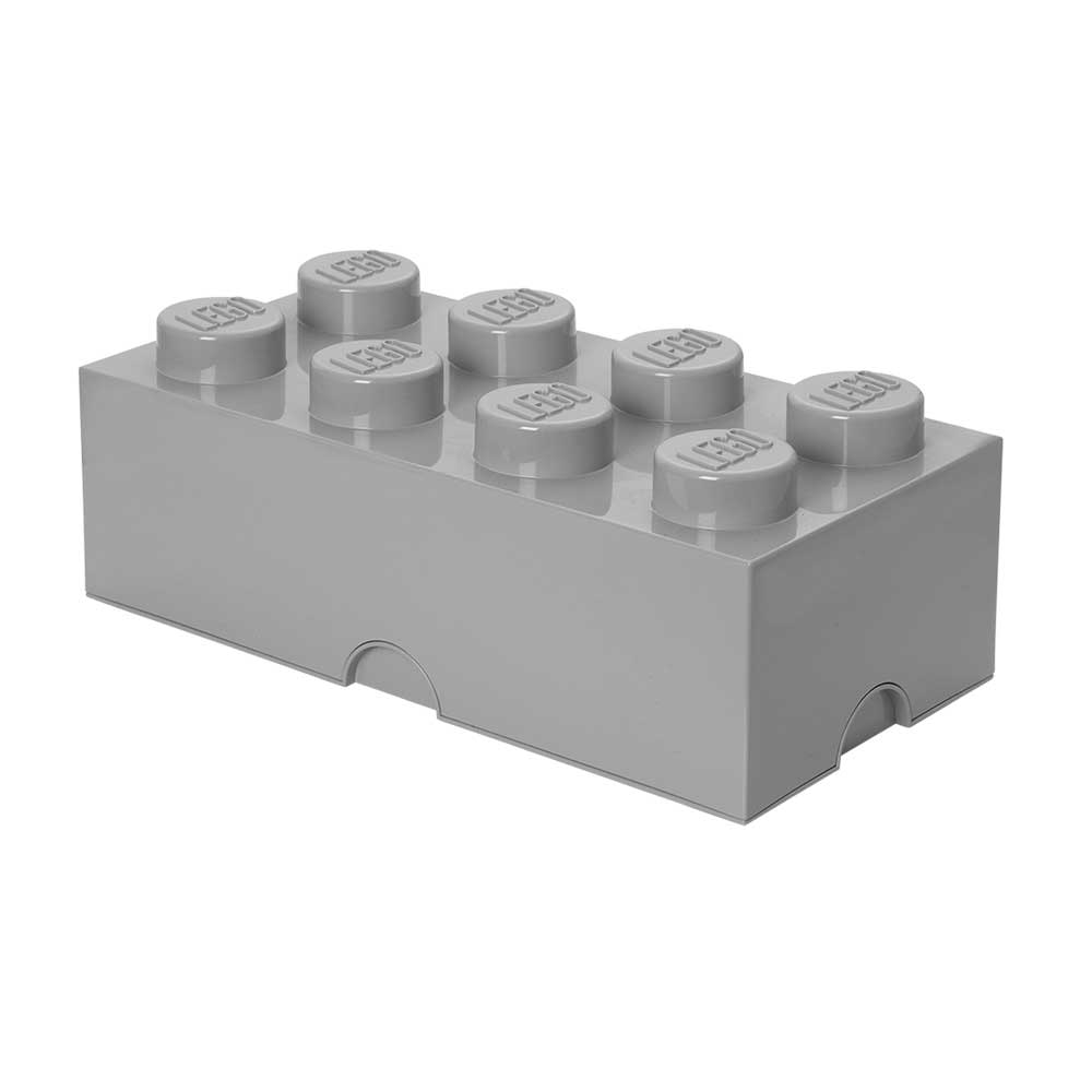 LEGO® Boks 8 Knotter, Medium Stone Grey