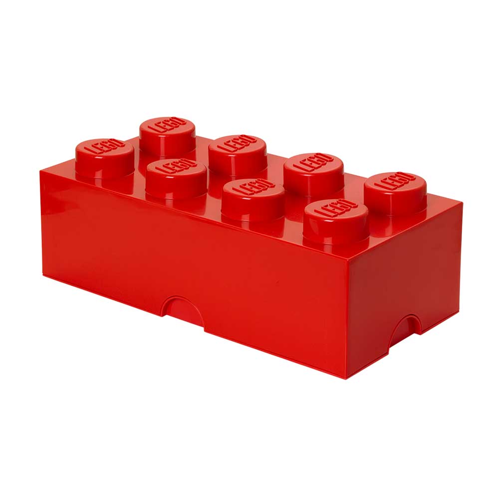 LEGO® Boks 8 Knotter, Lys Rød