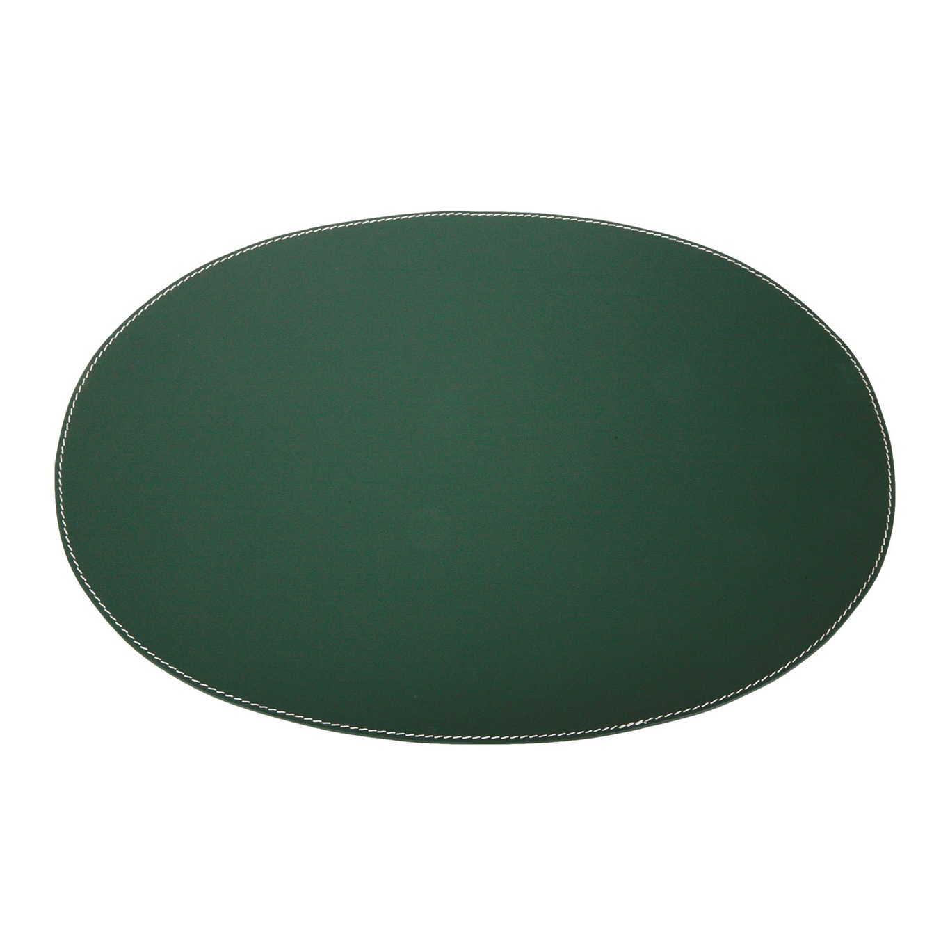 Bordbrikke Oval 35x48 cm, Mørk Grønn