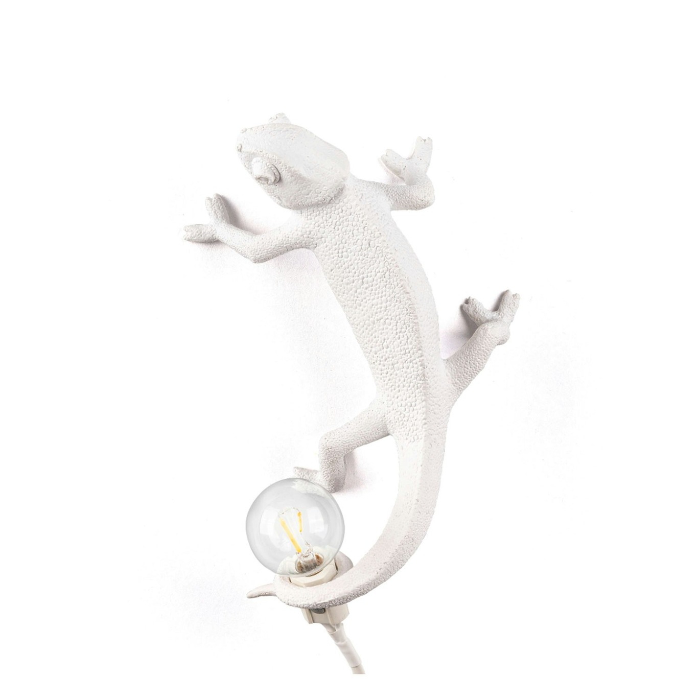 Chameleon Lamp Going Up Vegglampe, Hvit