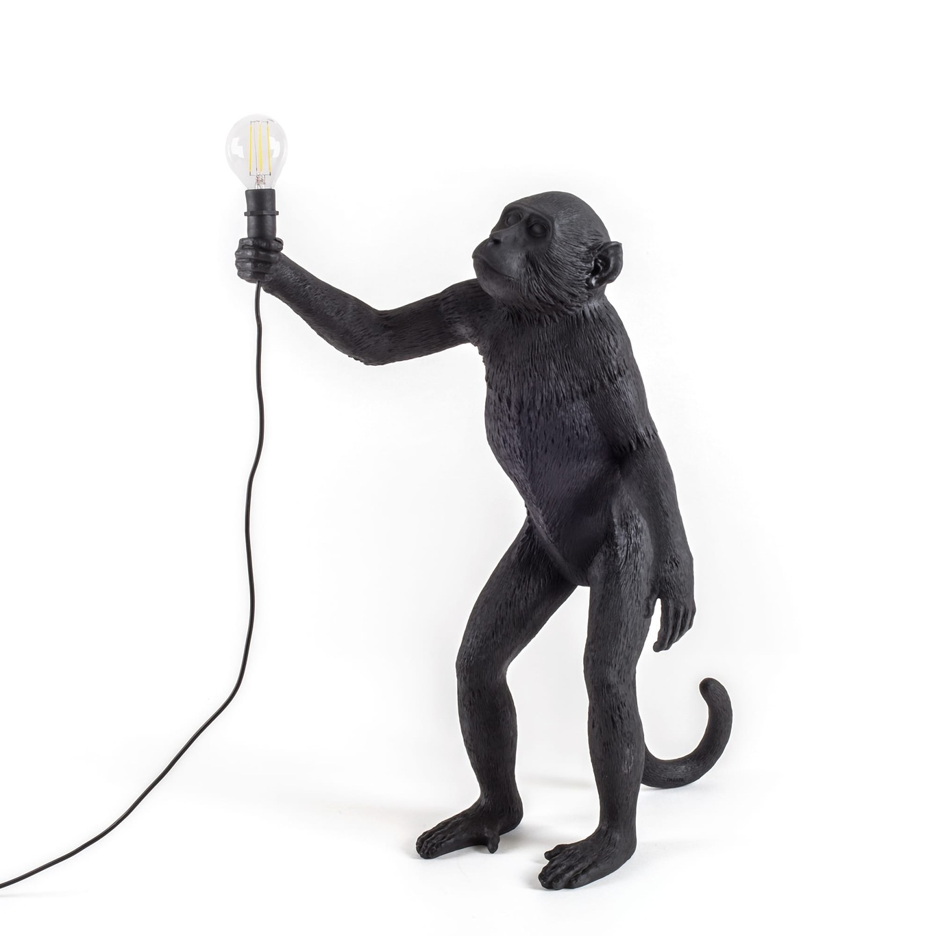 Monkey Lamp Outdoor Stående, Sort