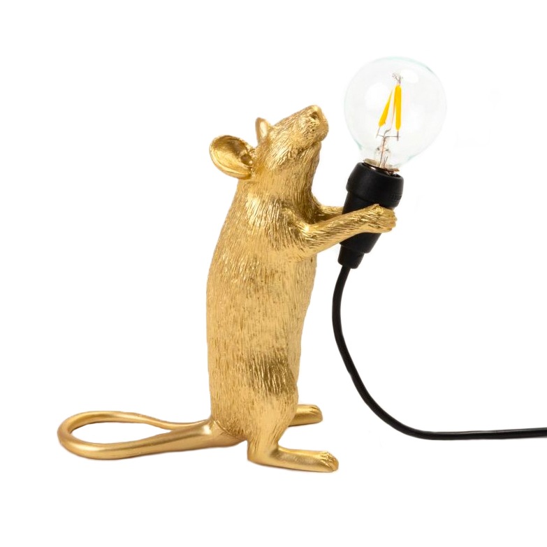 Mouse Lamp Step Bordlampe, Gull