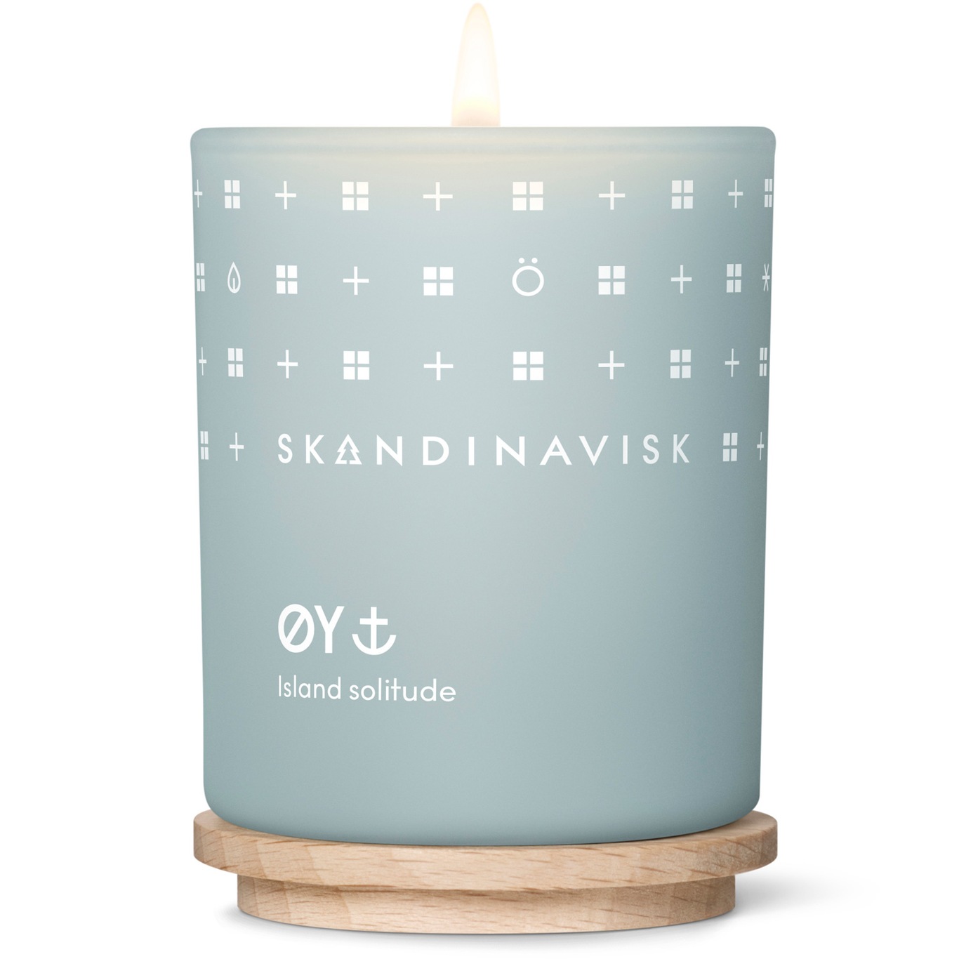 ØY Scented Candle with Lid Duftlys Lyseblå S
