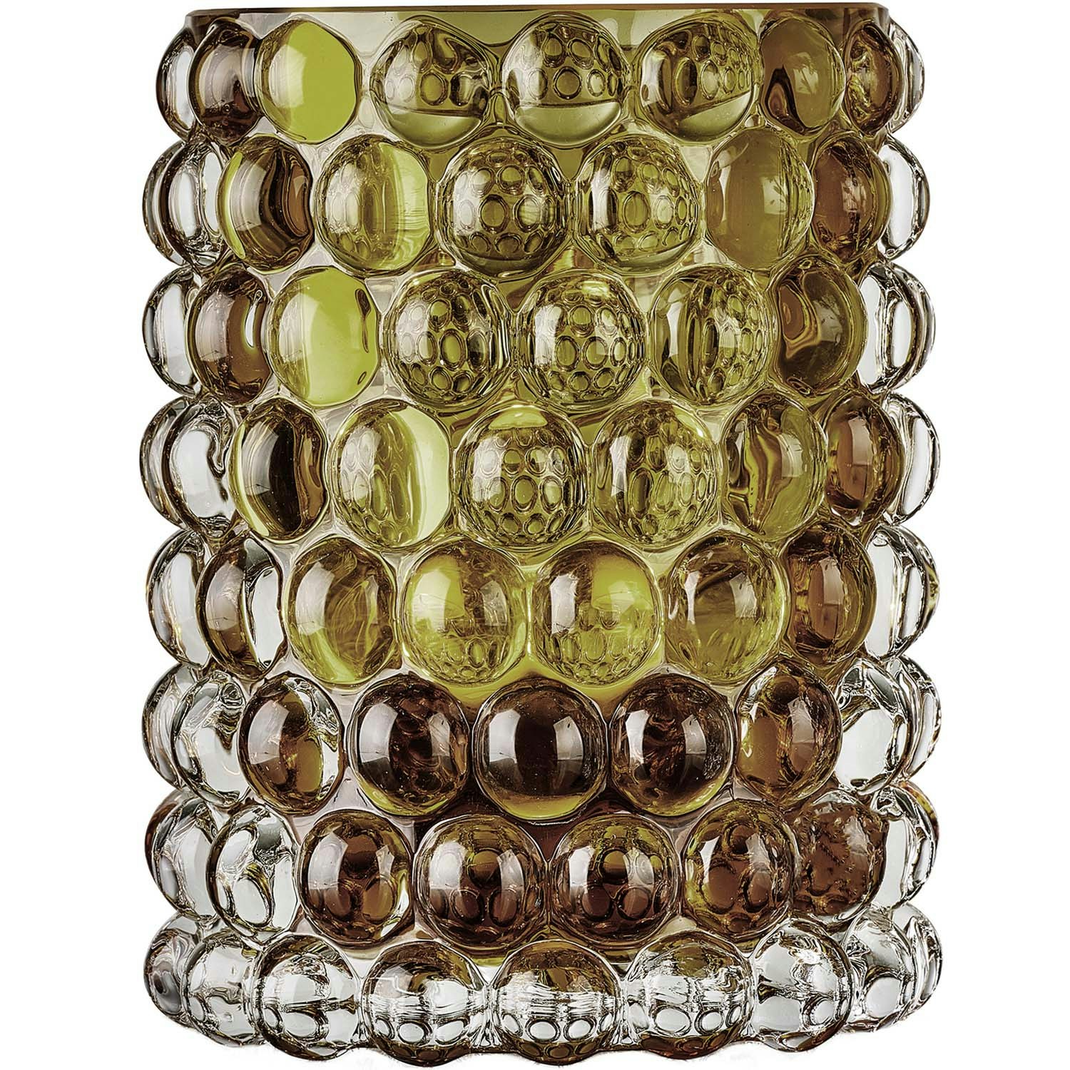 Skogsberg & Smart Hurricane Boule Lyslykte 18 cm, Olive Olivengrønn Glass