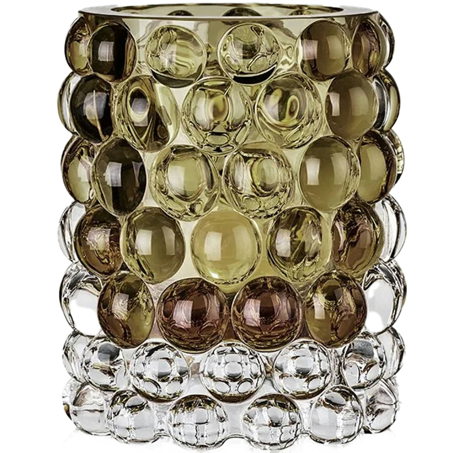 Skogsberg & Smart Hurricane Boule Lyslykte 12 cm, Olive Olivengrønn Glass
