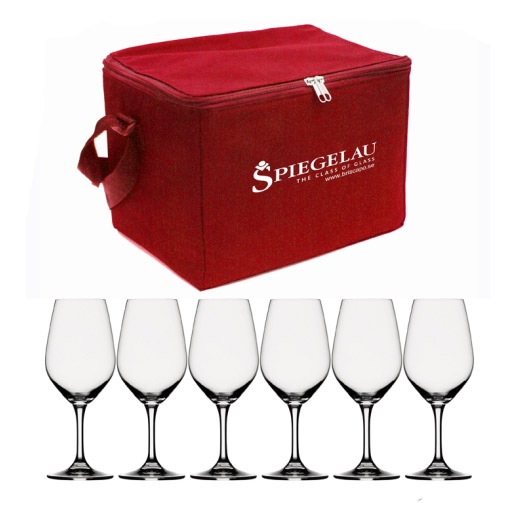 Expert vin Glass Bag inkl. 6 Vinglass, Rød 26 cl