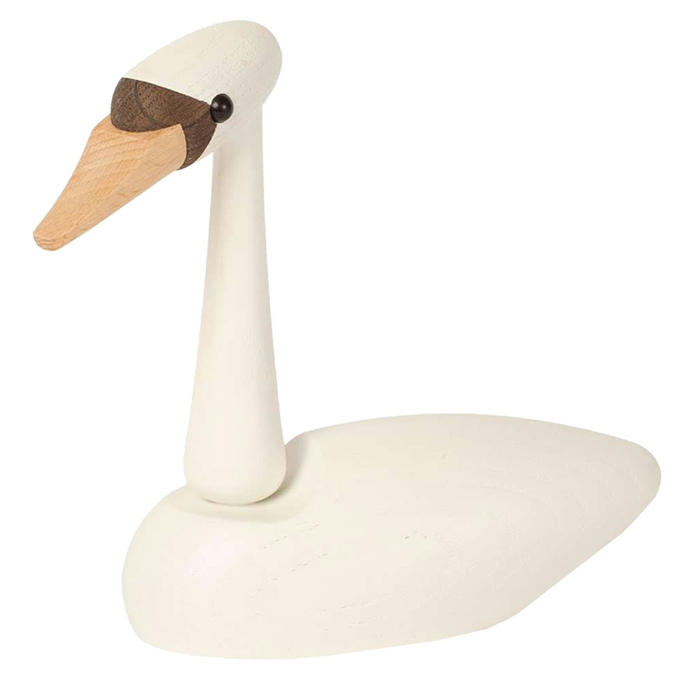 The Swan Trefigur 13 cm, Hvit