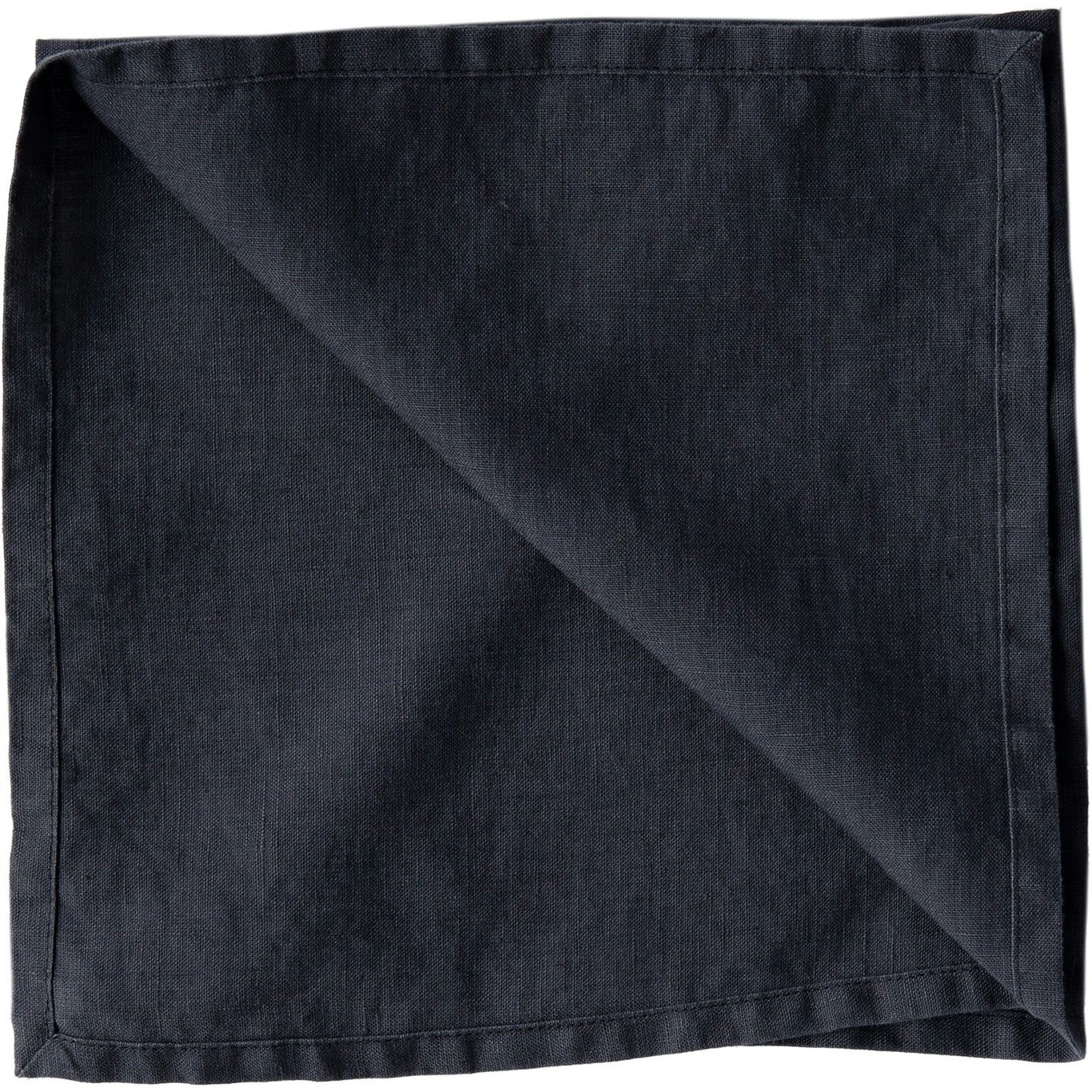 Linen Serviett 45x45 cm, Night Blue