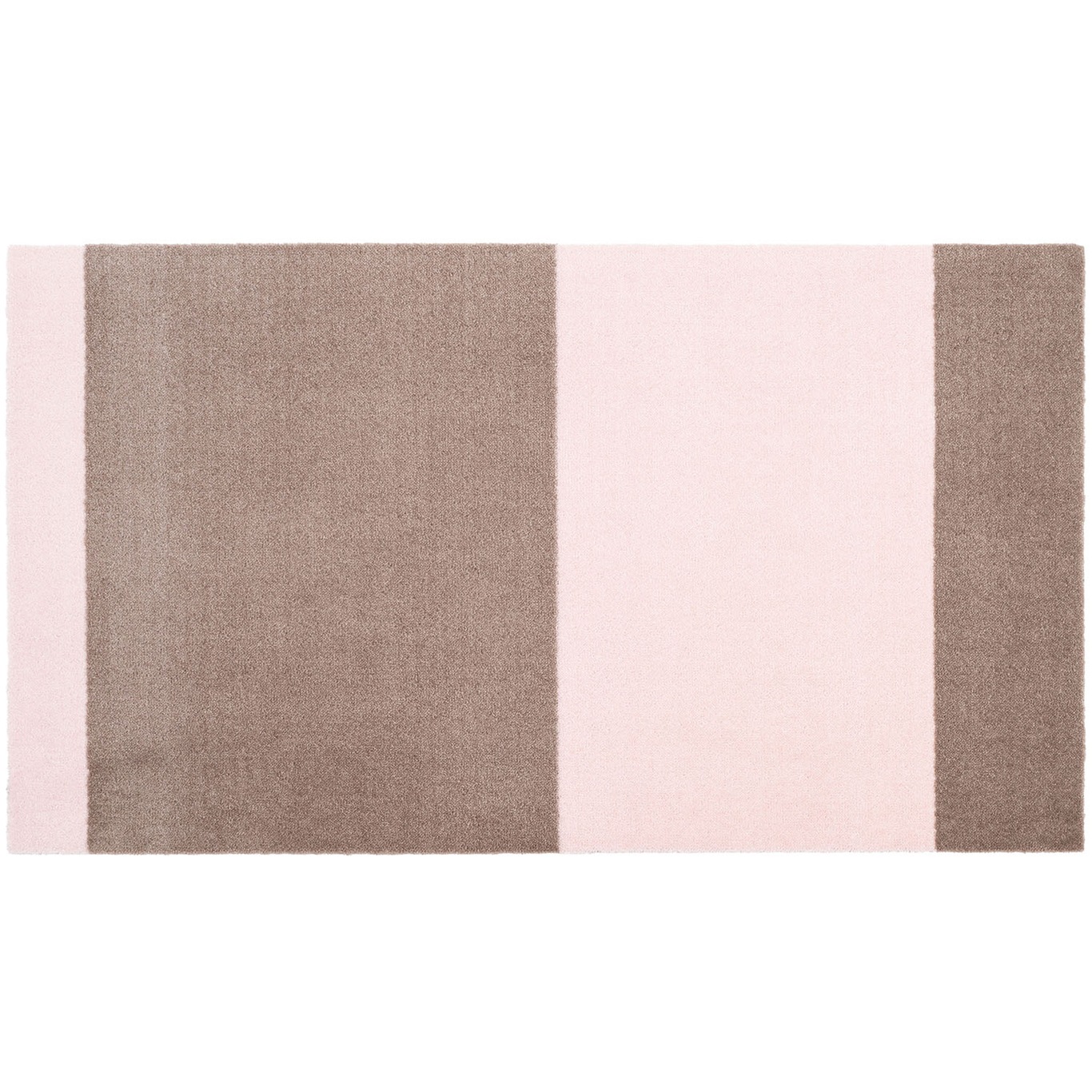 Stripes Teppe Sand/Light Rose, 67x120 cm