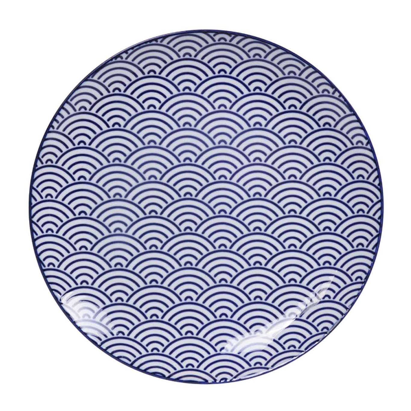 Nippon Blue Tallerken 25,7 cm, Wave