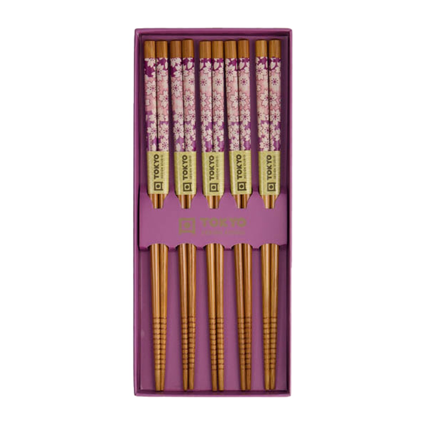 Spisepinner 5-pk, Purple Sakura