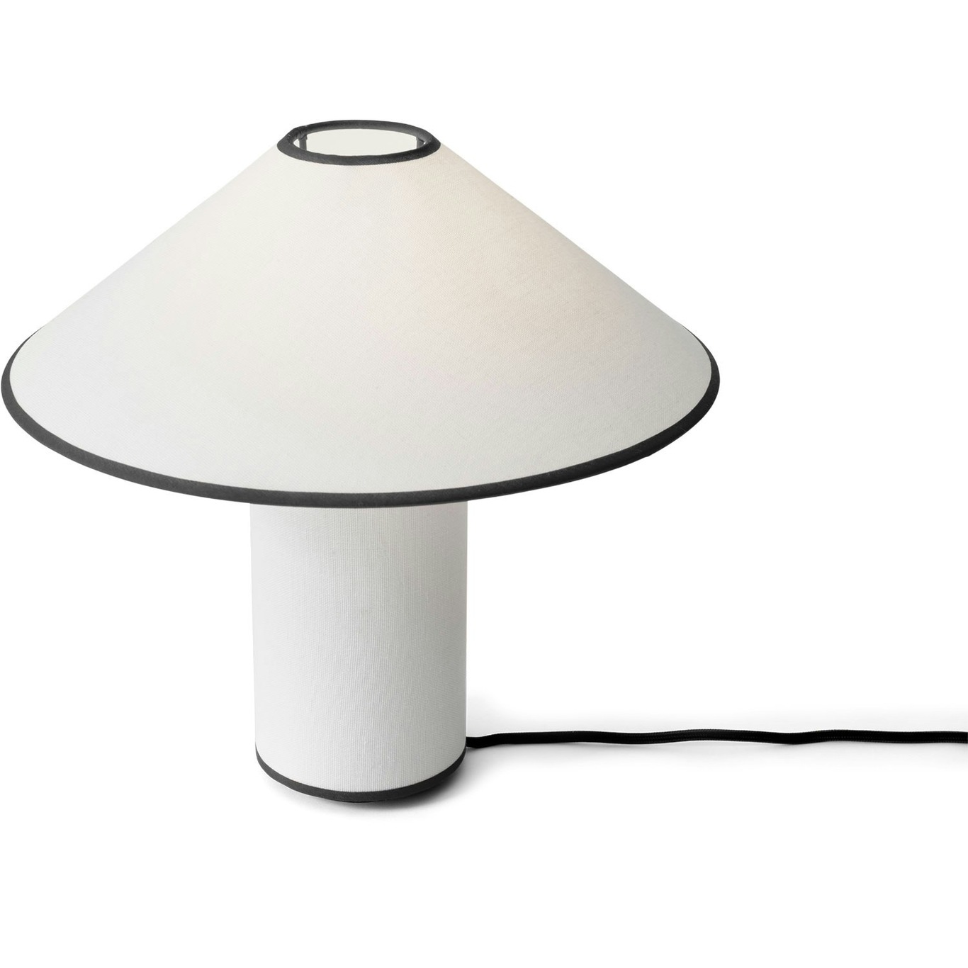 Colette ATD6 Bordlampe, Hvit/Svart