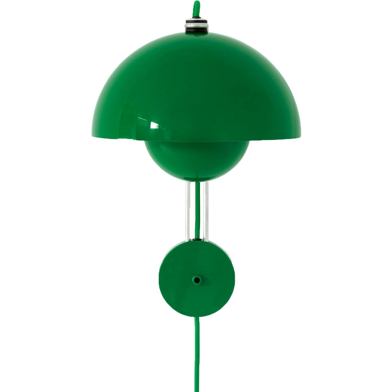 Flowerpot VP8 Vegglampe, Signalgrønn