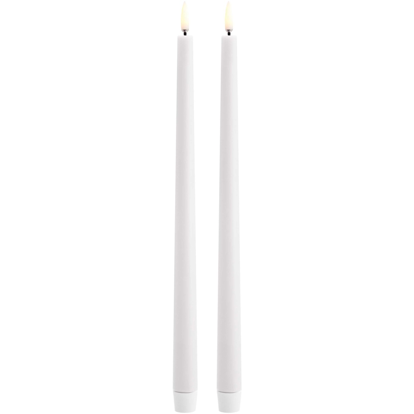 LED Kronelys Tynn 2,3x32 cm, Nordic White