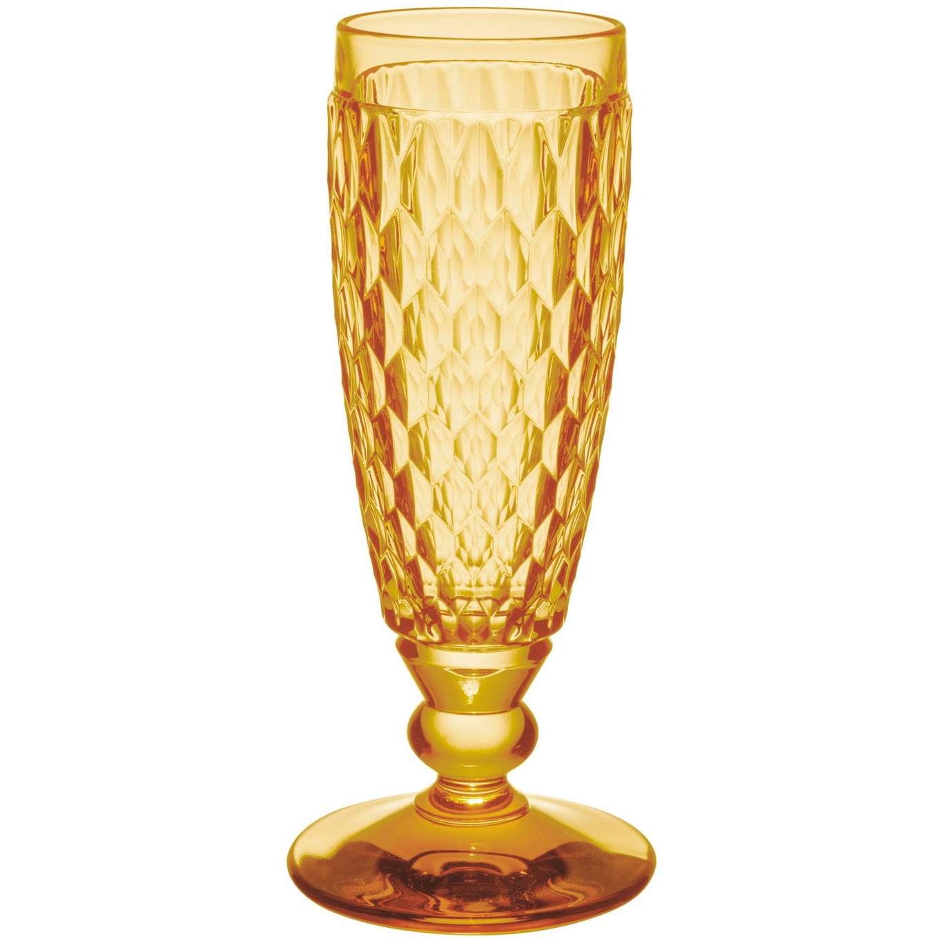 Boston Coloured Champagneglass 12 cl, Saffron