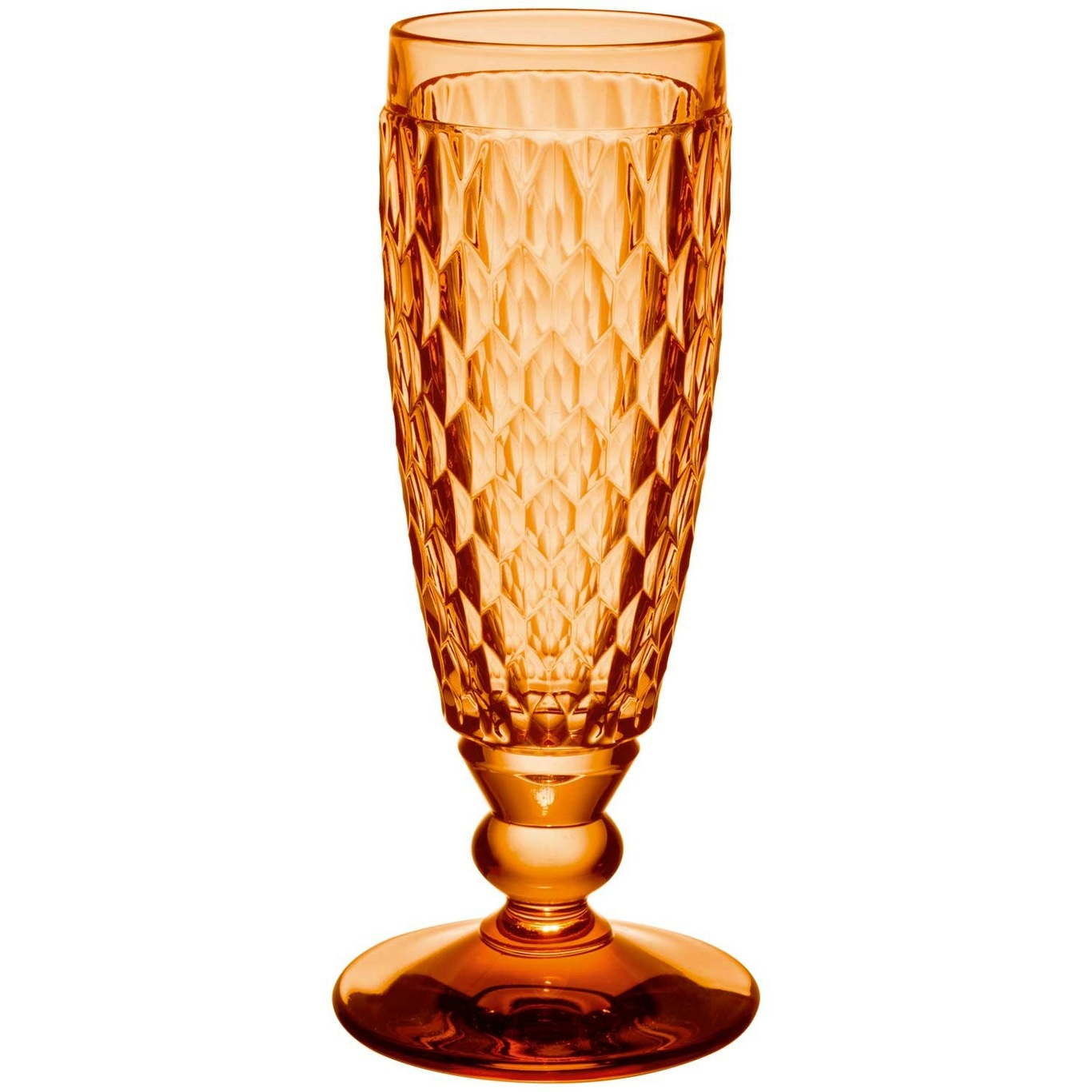 Boston Coloured Champagneglass 12 cl, Aprikos