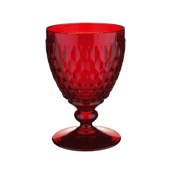 Boston Coloured Rødvinsglass 20 cl, Rød