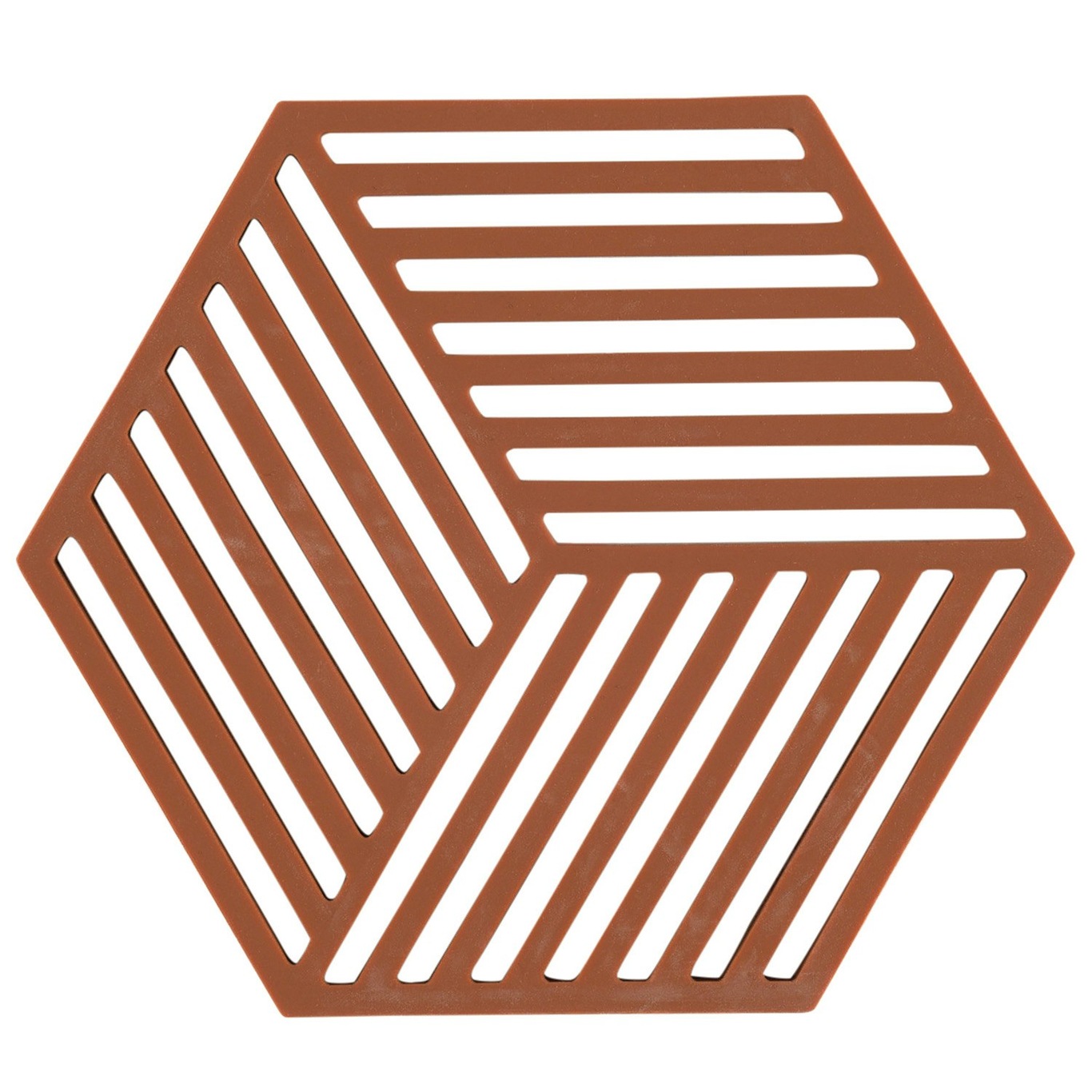 Hexagon Trivet Gryteunderlag Terracotta